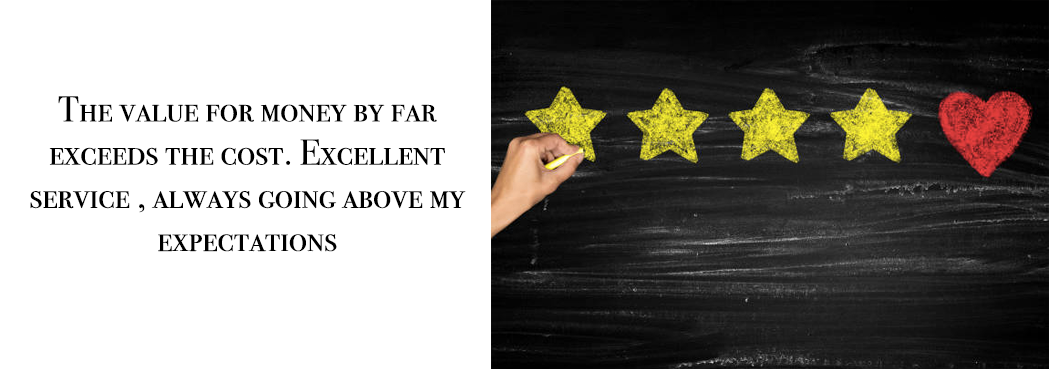 outstanding service received