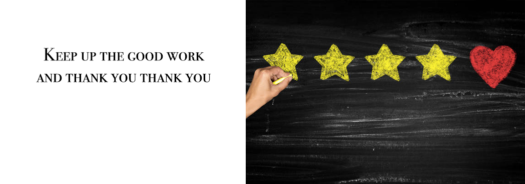 outstanding service received
